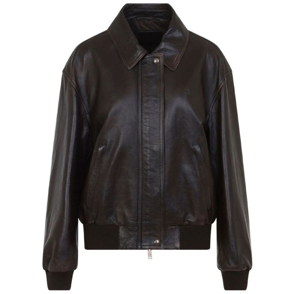 Giacca Bomber In Pelle Women